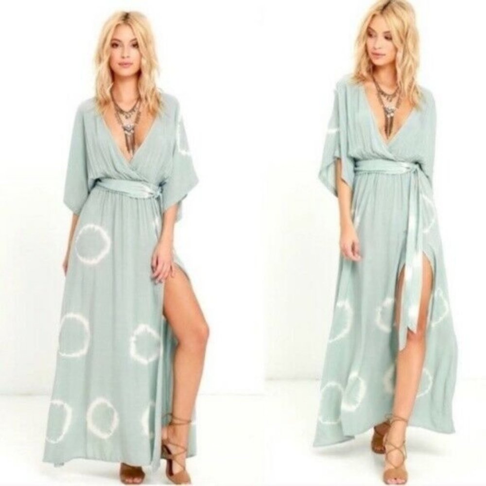 Lulus Tie-Dye Maxi Dress
